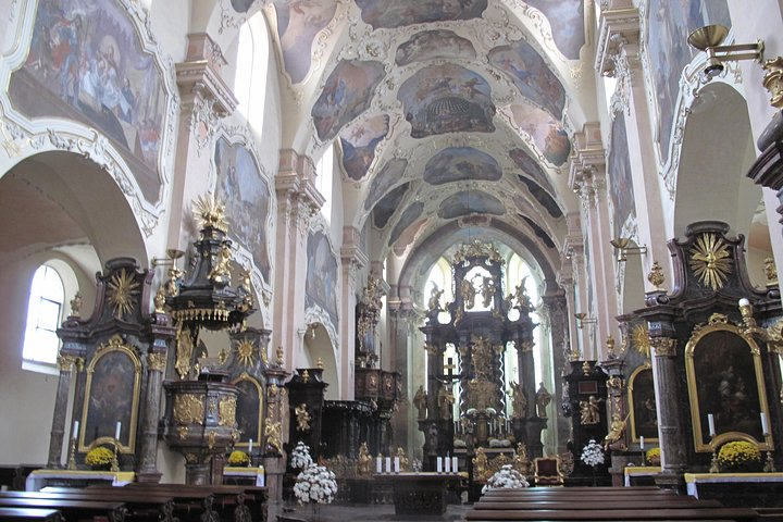 Interior of a Baroque church